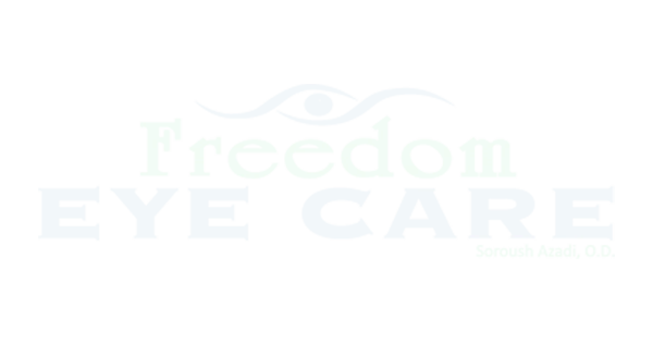 The Freedom Eye Care website white logo